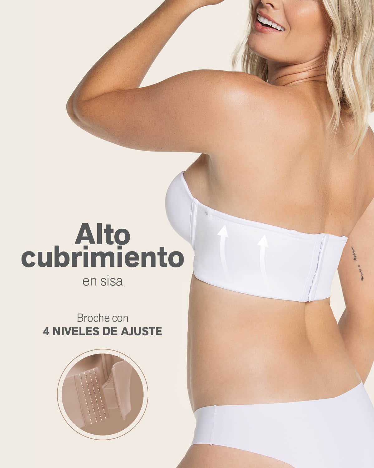 Bra 360: strapless longline contouring bra#color_000-white
