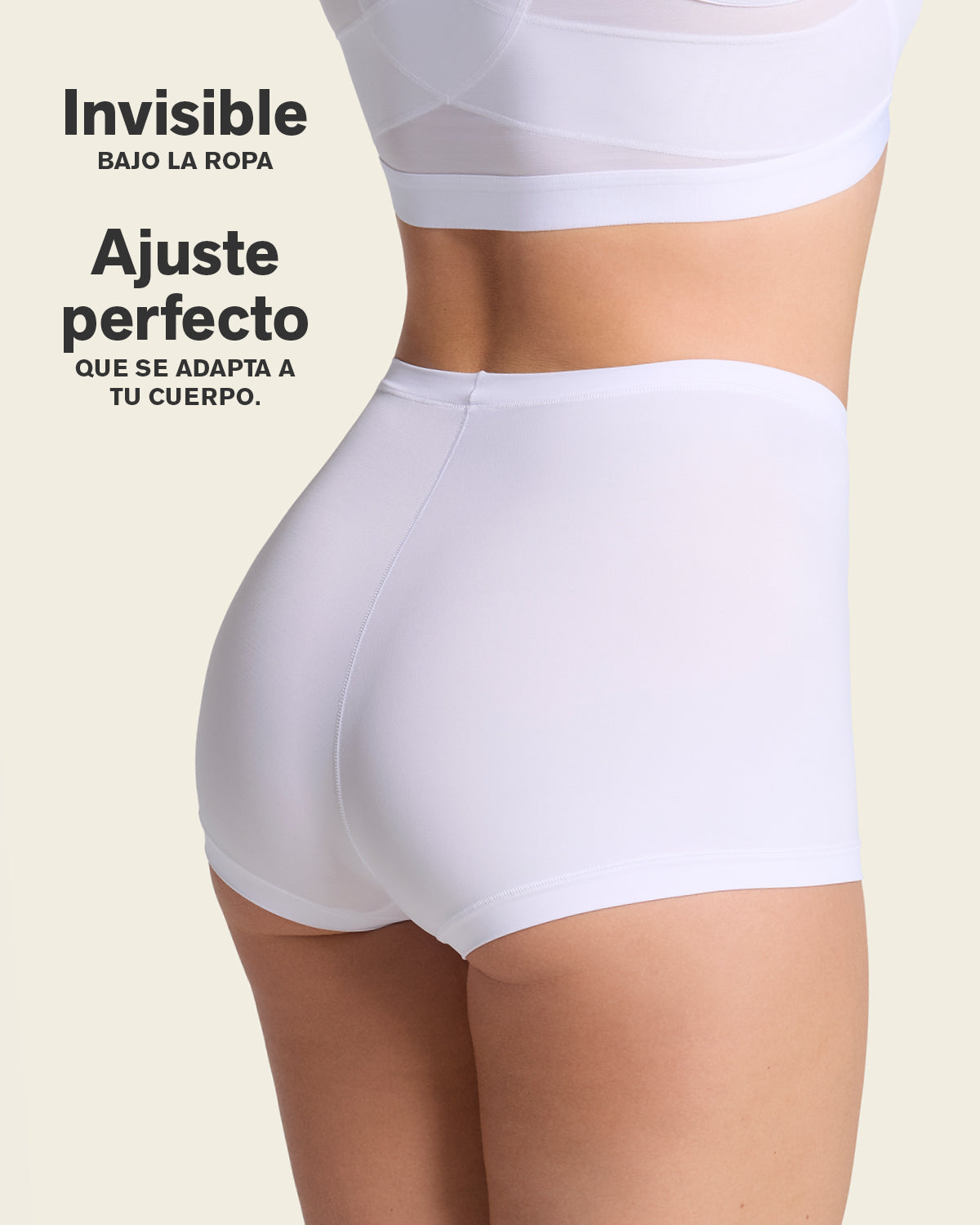 Perfect fit boyshort style panty#color_000-white