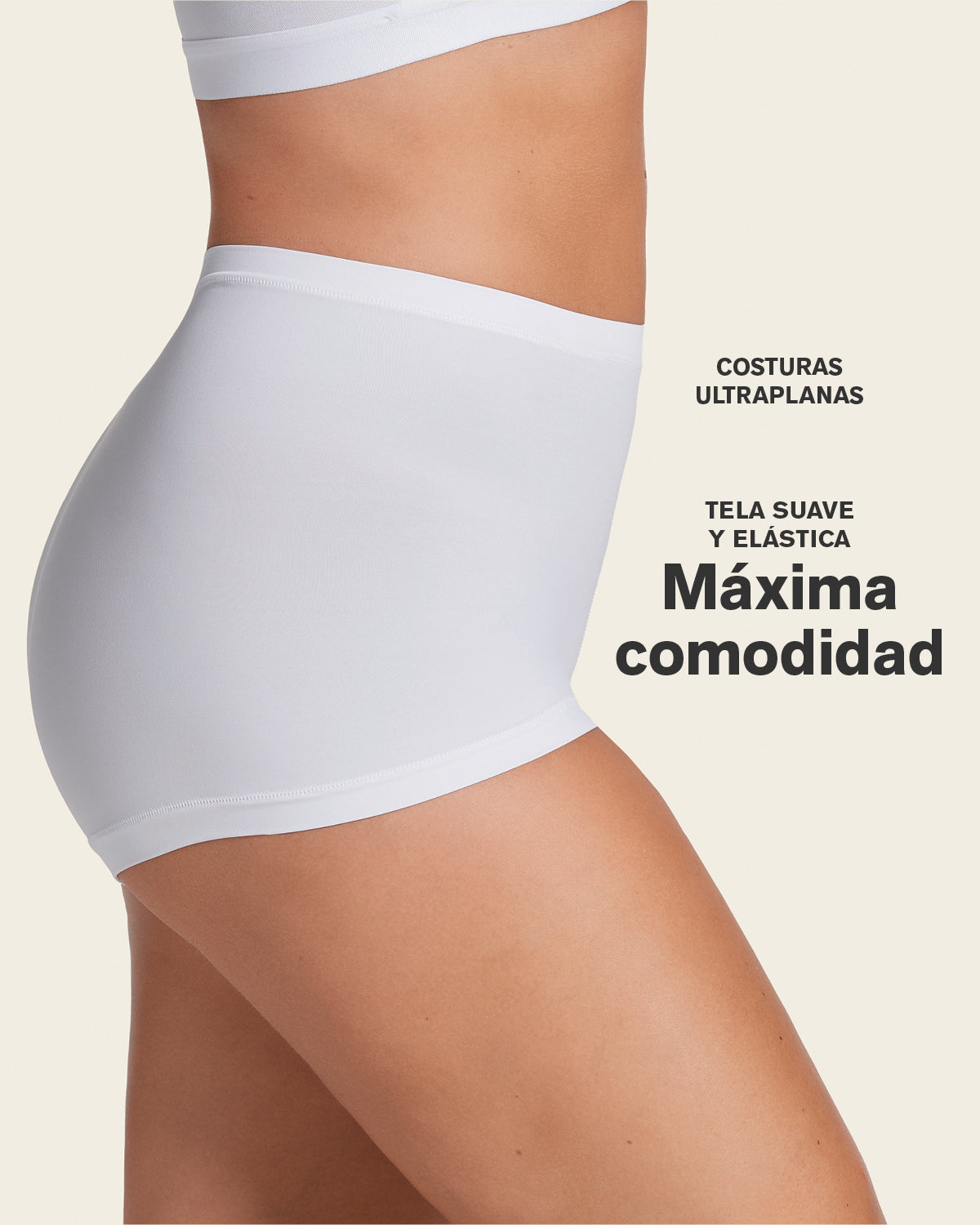 Perfect fit boyshort style panty#color_000-white