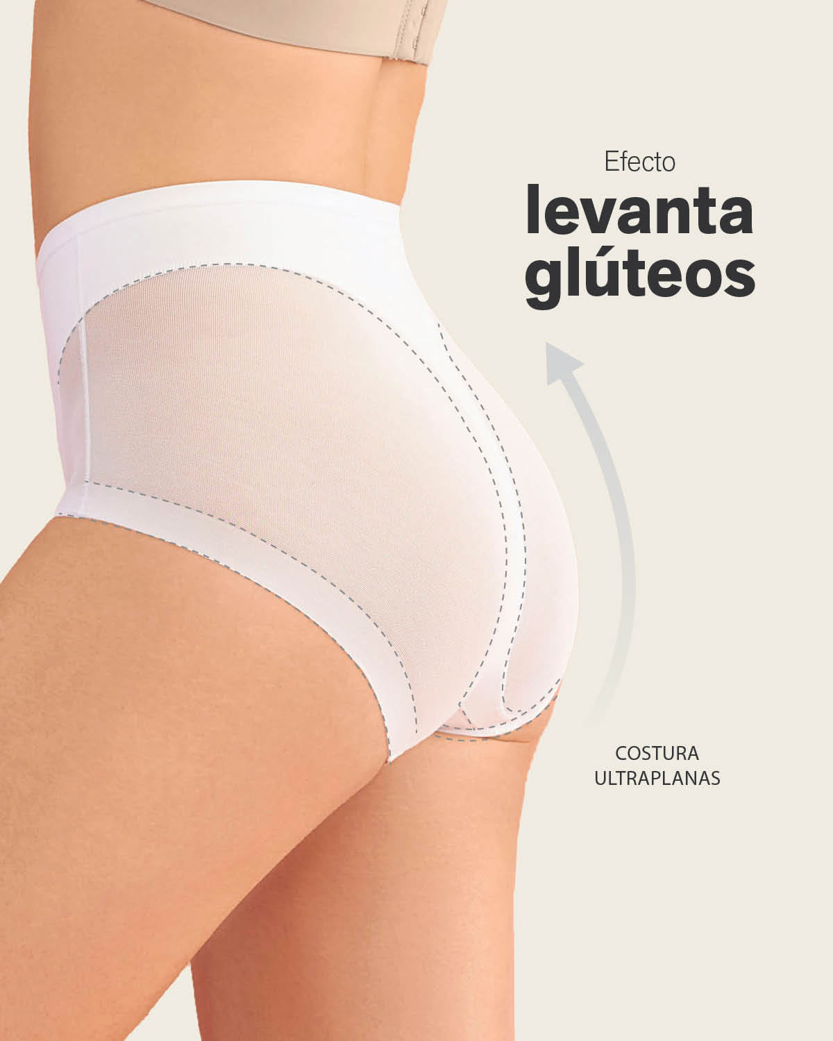 Truly undetectable comfy shaper panty#color_000-white