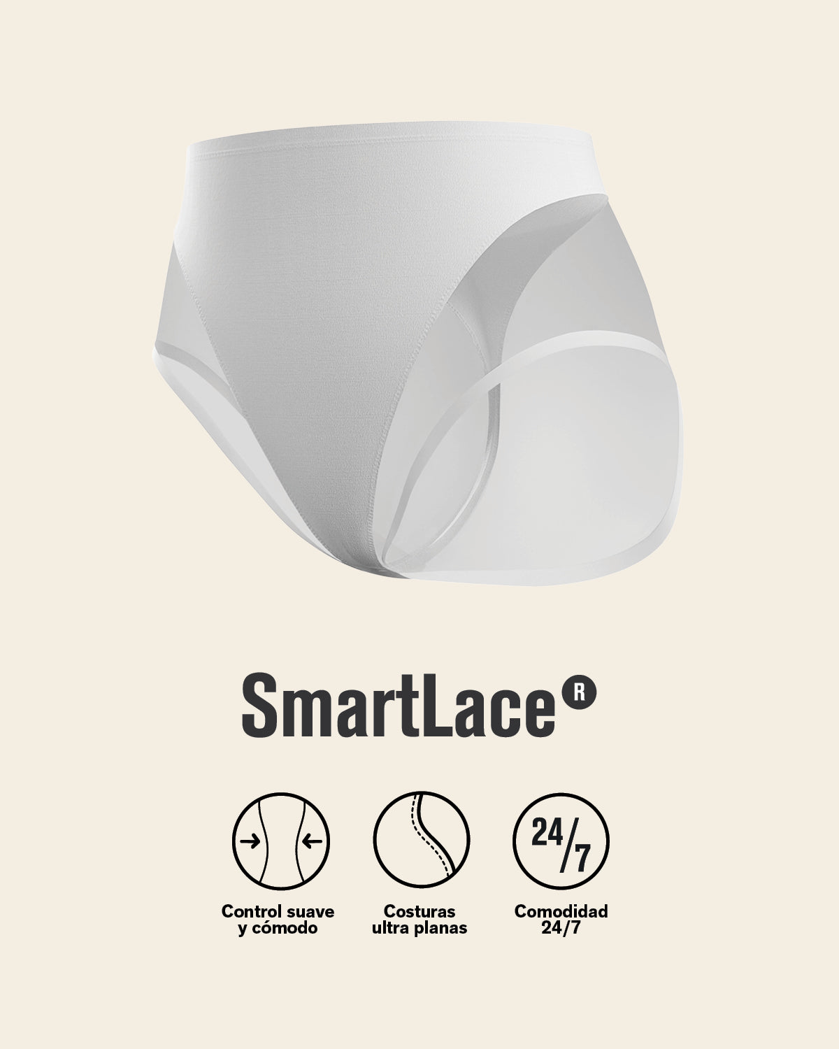 Truly undetectable comfy shaper panty#color_000-white