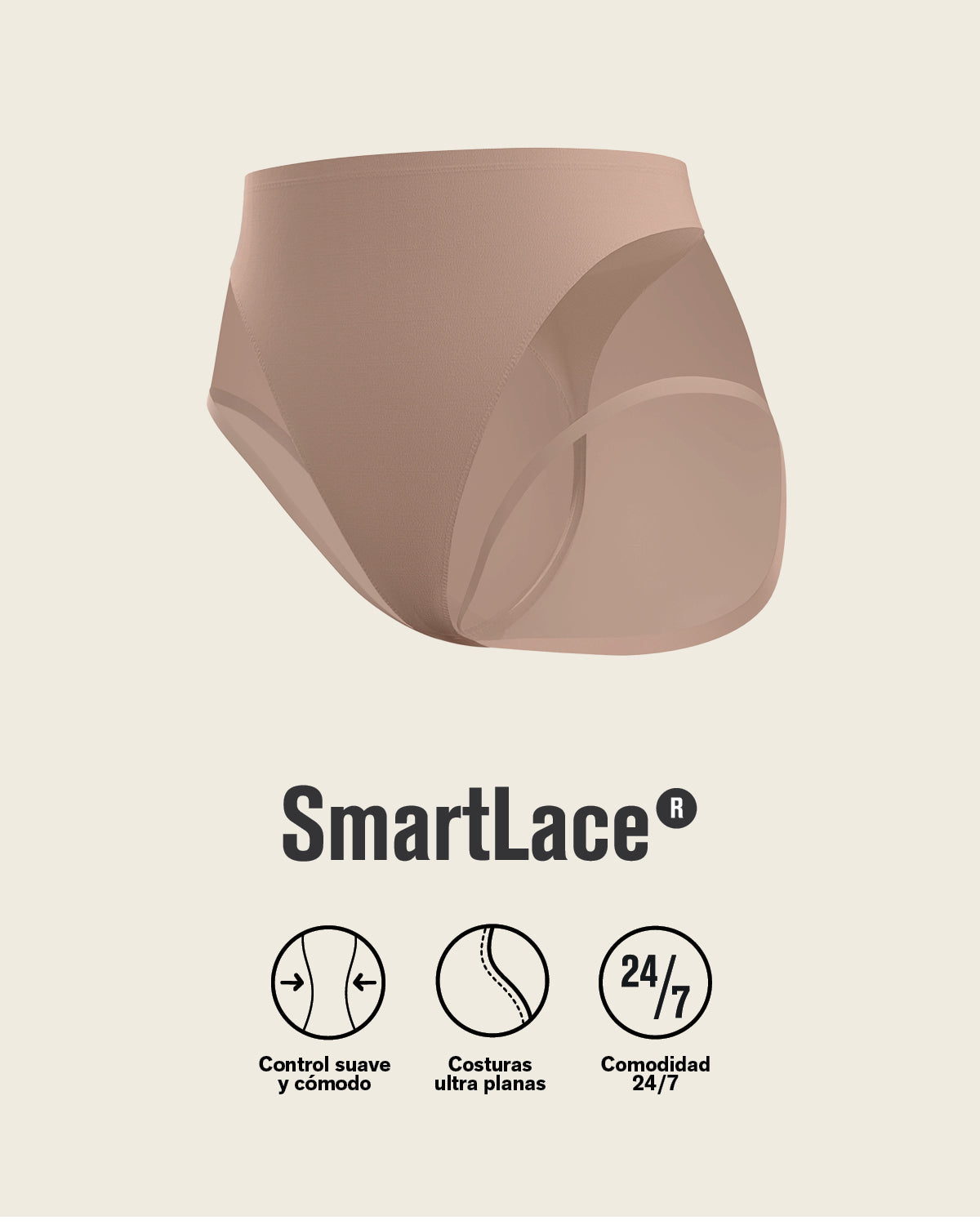 Truly undetectable comfy shaper panty#color_857-brown