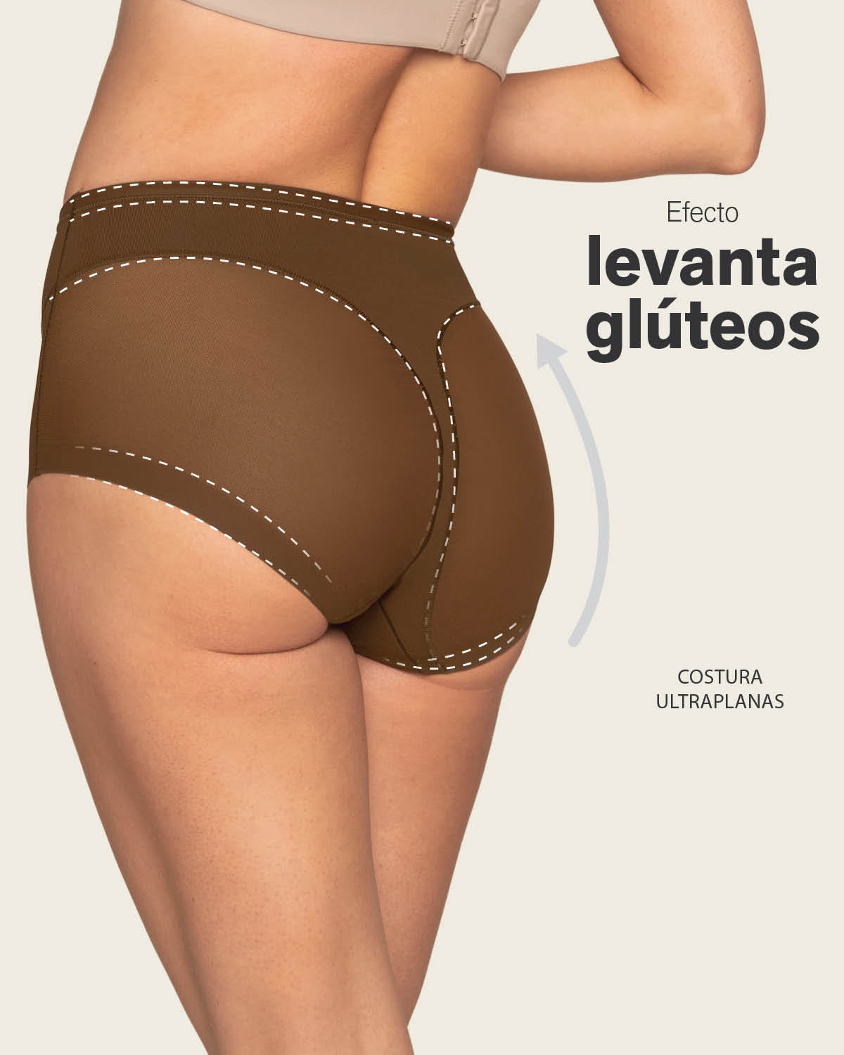 Truly Undetectable Comfy Shaper Panty#color_875-dark-brown