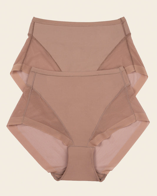 Truly undetectable comfy shaper panty#color_857-brown
