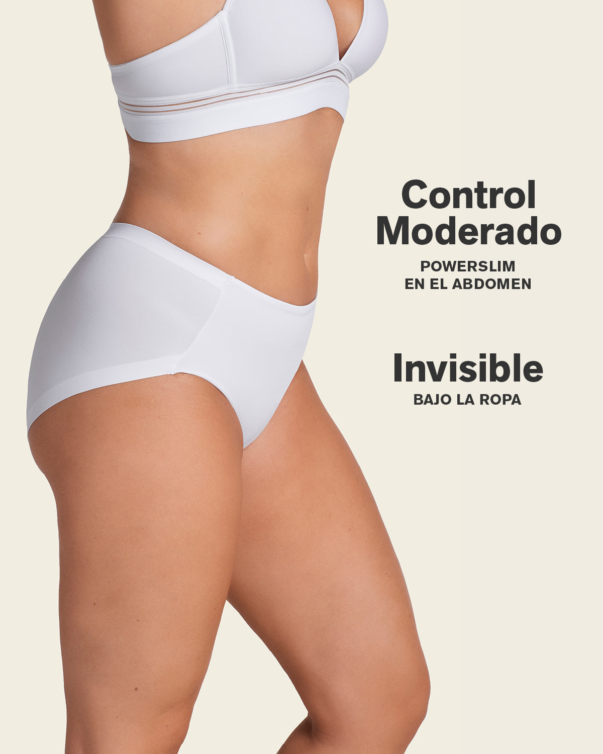 Simply seamless mid-rise sculpting brief#color_000-white