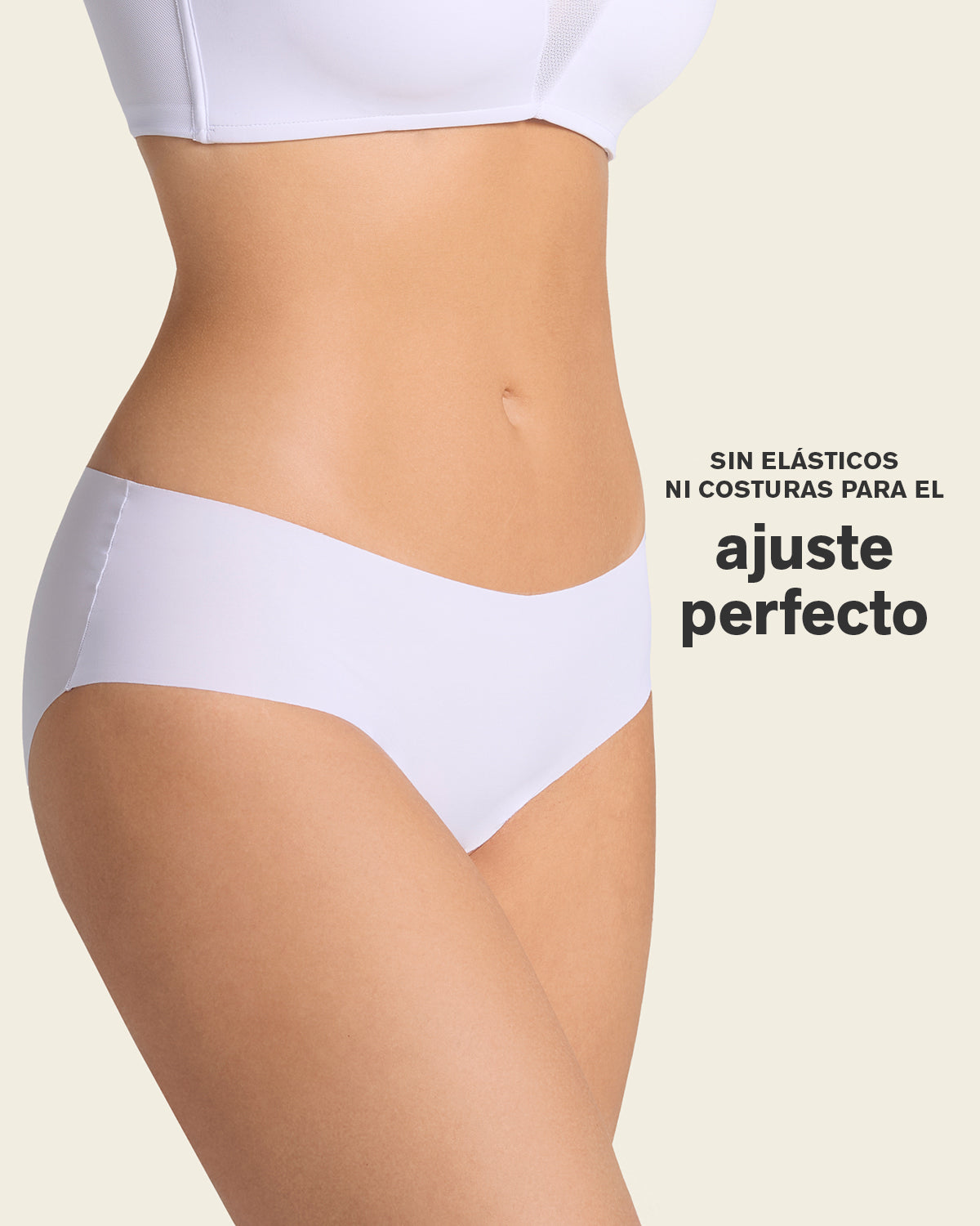 No ride-up seamless hiphugger panty#color_000-white