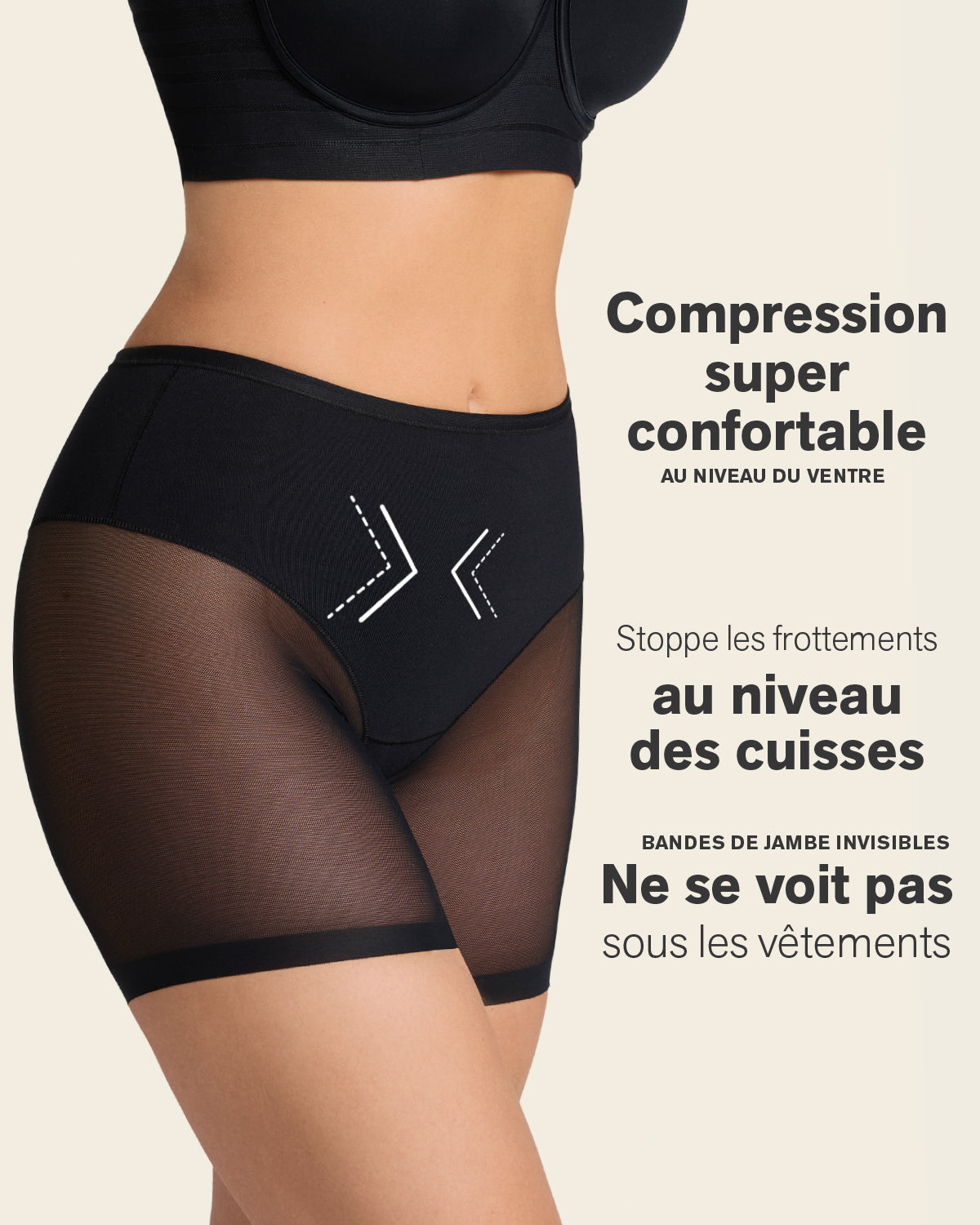 Truly Undetectable Sheer Shaper Short#color_700-black