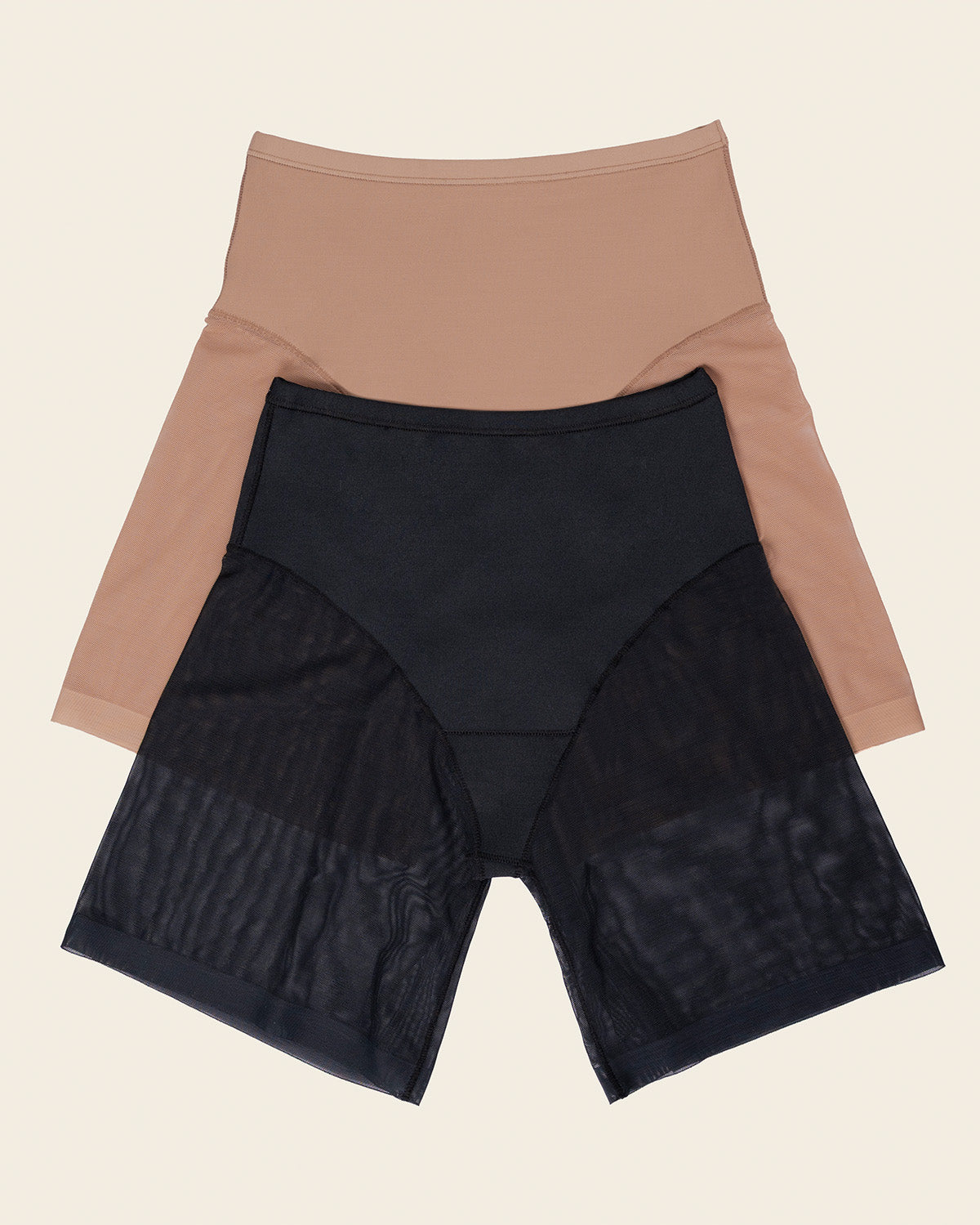 Truly undetectable sheer shaper short#color_s01-black-brown