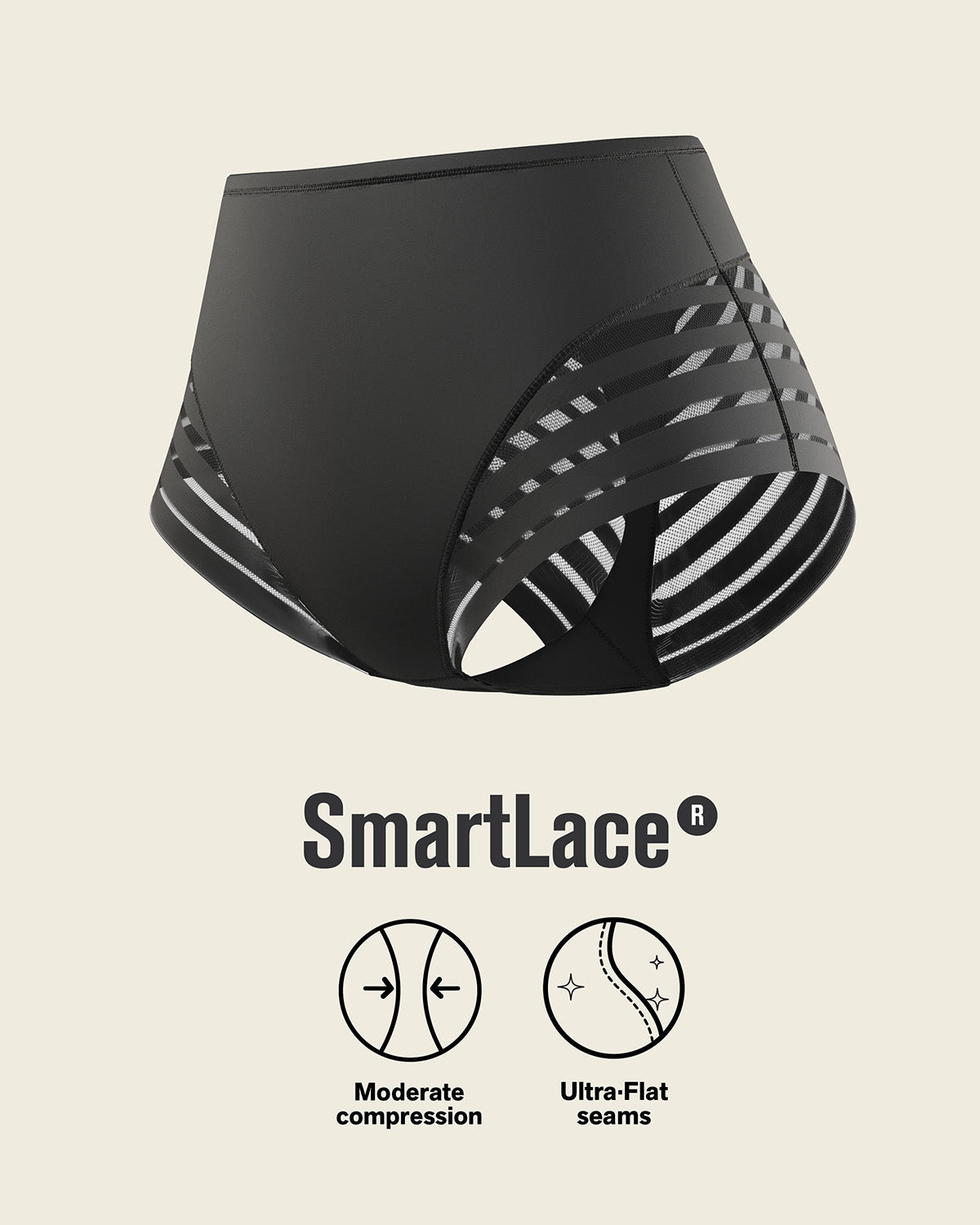 2-Pack Stripe Undetectable Lace Classic Shaper Panties#color_s04-black