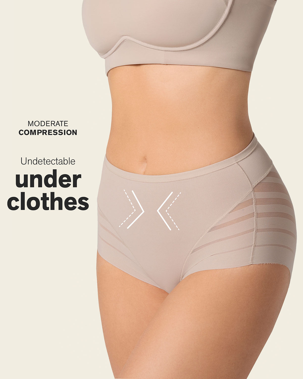 Lace Classic Shaper Panty#color_802-nude