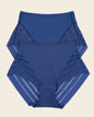 Lace stripe undetectable classic shaper panty#color_536-blue