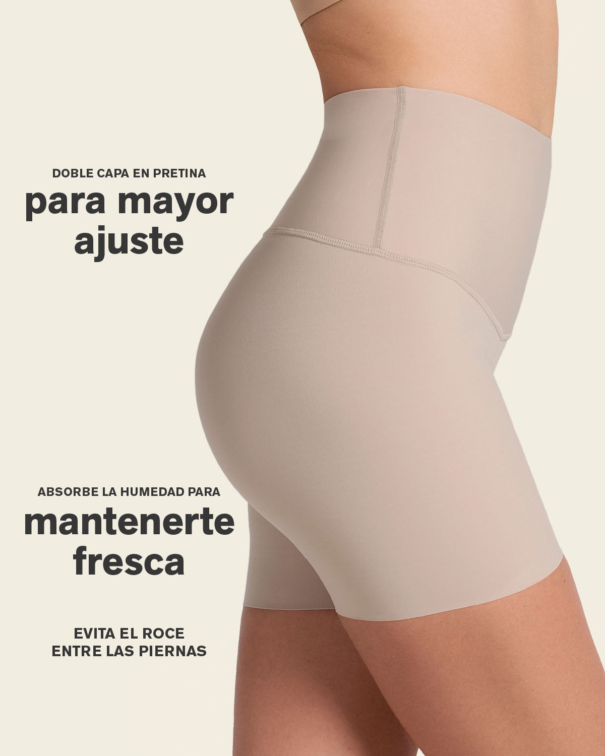 Firm High-Waisted Shaper Slip Short#color_802-nude