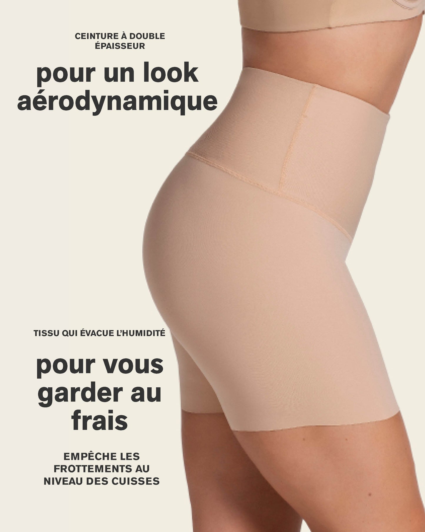 Firm High-Waisted Shaper Slip Short#color_802-nude