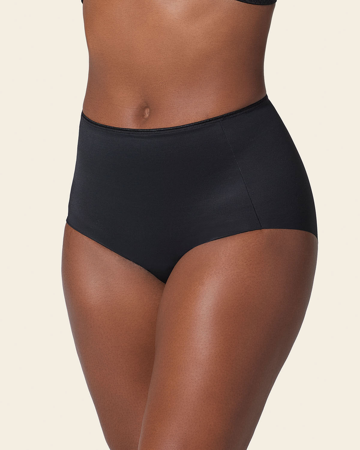 Perfect fit high waisted seamless hipster panty#color_700-black