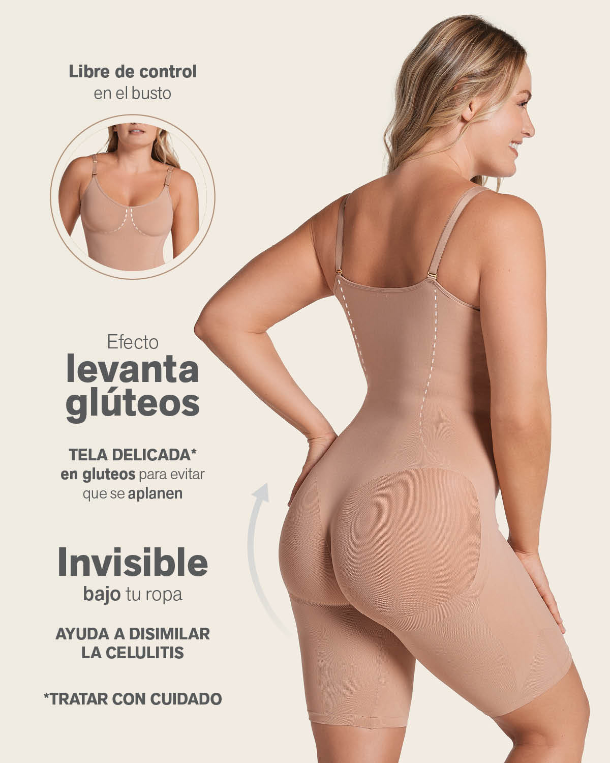 Full coverage seamless shaping bodysuit#color_087-natural