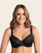 Lace stripe natural support classic bra#color_700-black