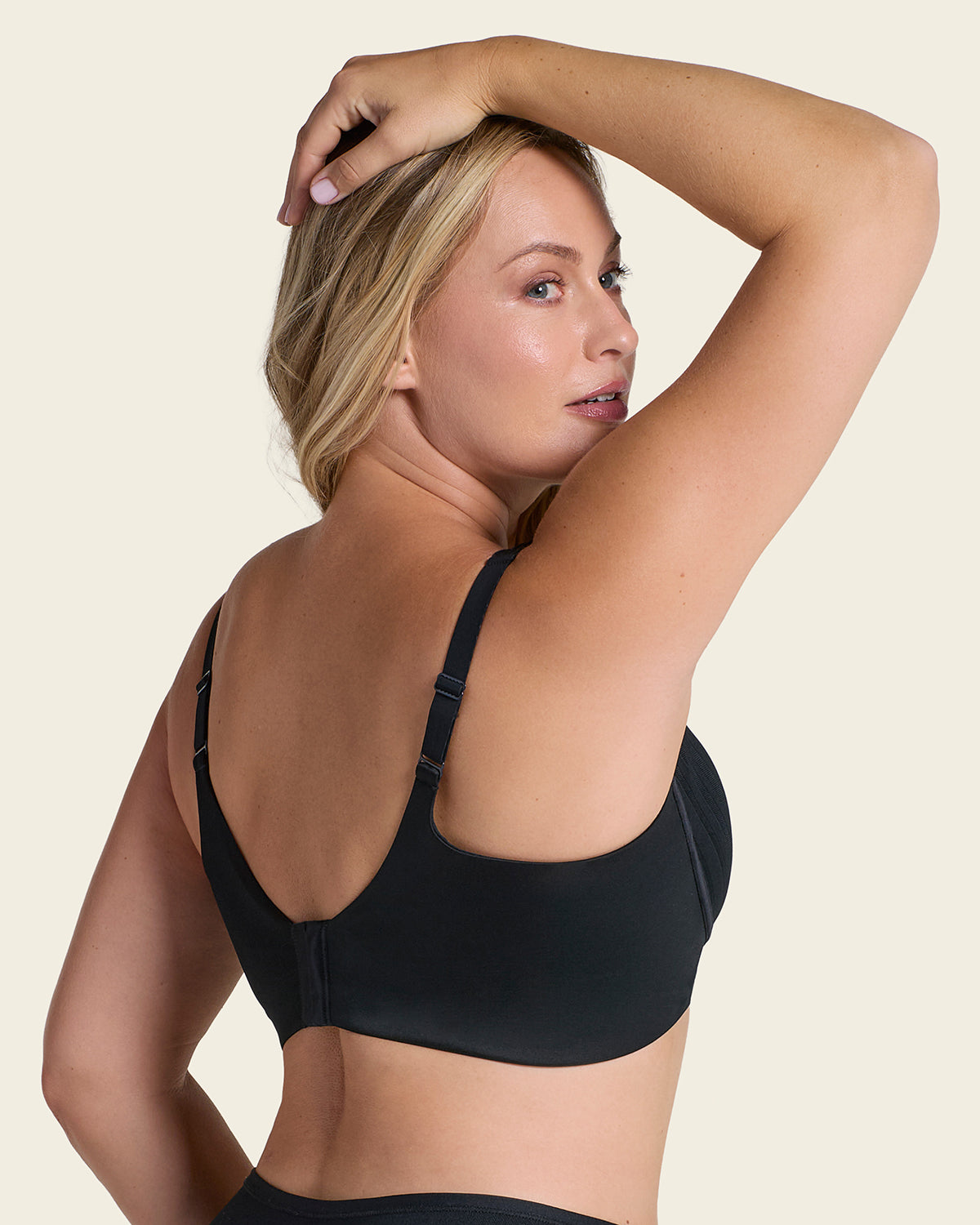 Daily Lace Wireless Support Bra#color_700-black
