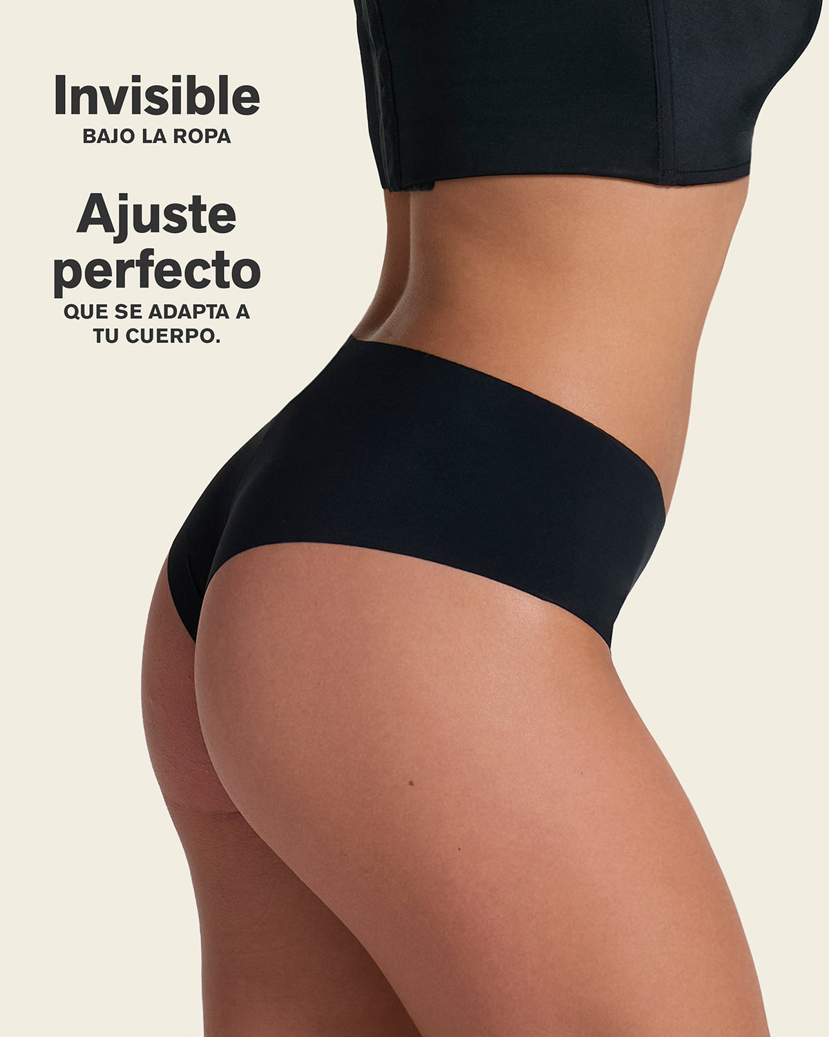 Totally Seamless Mid-Rise Microfiber Cheeky Panty#color_700-black