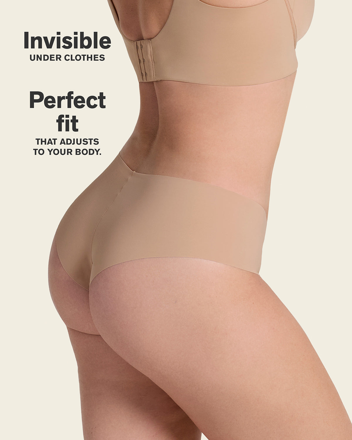 Totally Seamless Mid-Rise Microfiber Cheeky Panty#color_801-golden-beige