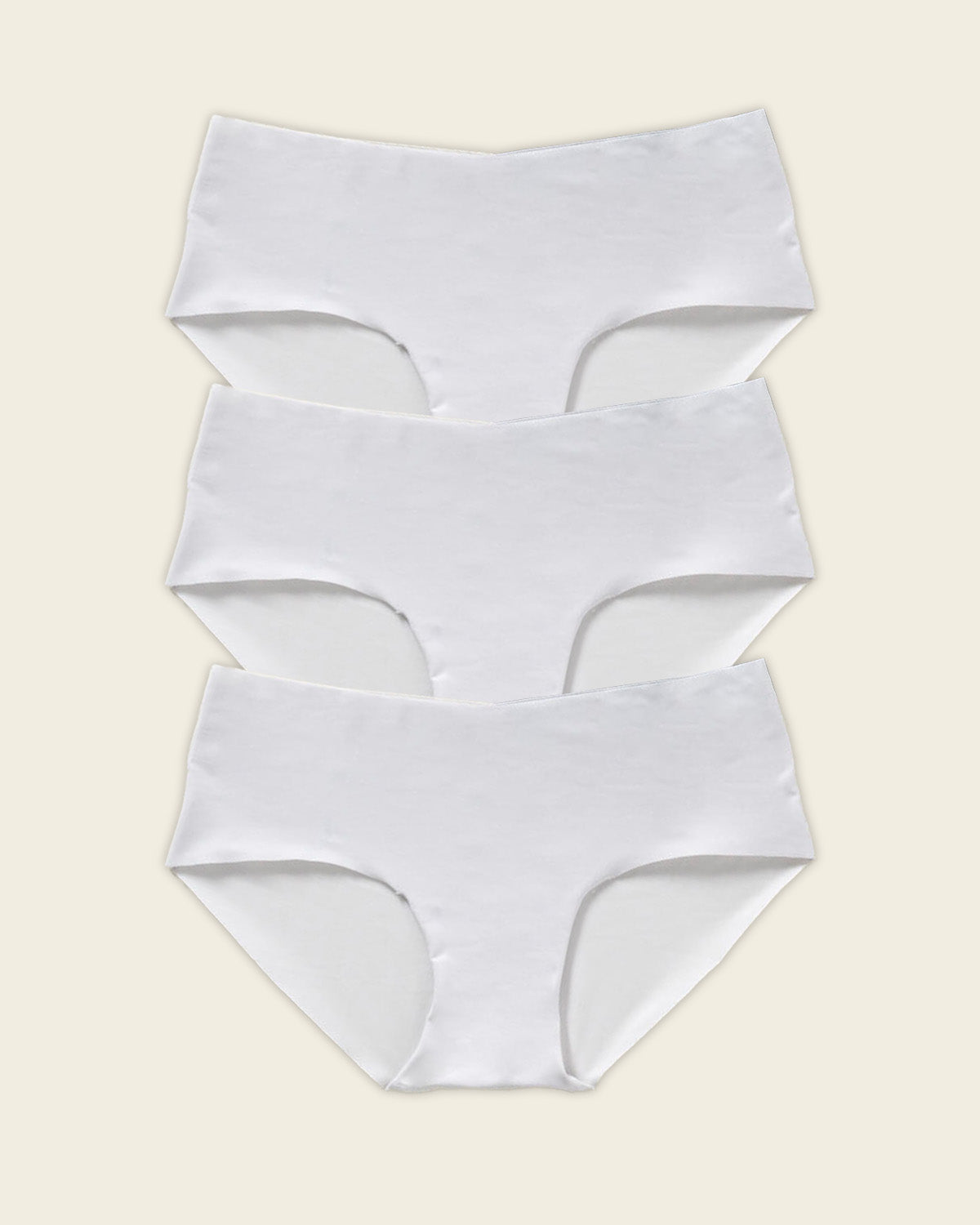 No ride-up seamless hiphugger panty#color_000-white