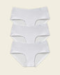 No ride-up seamless hiphugger panty#color_000-white