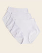 Lace stripe undetectable classic shaper panty#color_000-white