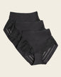 Lace stripe undetectable classic shaper panty#color_700-black