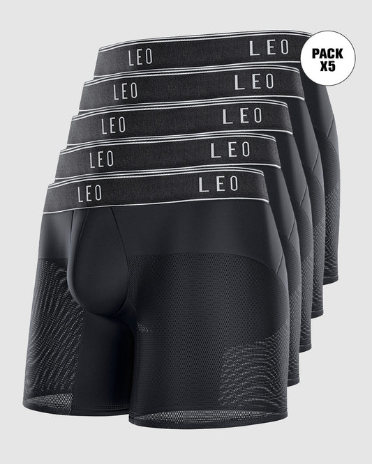Leo advanced mesh boxer brief#color_701-black