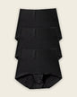 Mostly Covered Invisible Microfiber Boyshort Panty#color_700-black