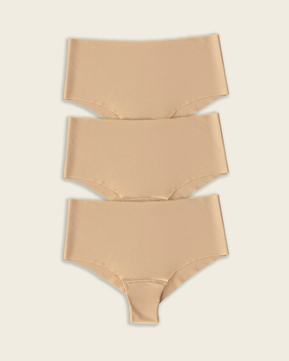 Totally Seamless Mid-Rise Microfiber Cheeky Panty#color_801-golden-beige